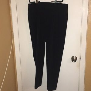 Talbots Black side zipper pants Long